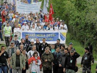 Thousands in Bosnia march in memory of Srebrenica victims