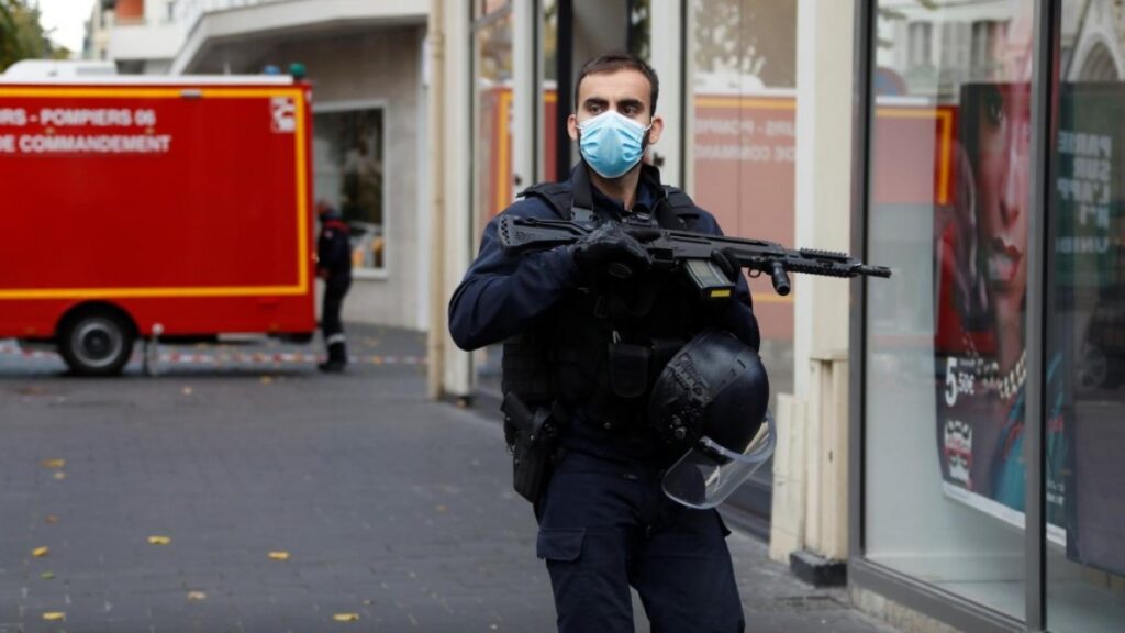 Three killed in knife attack at French church