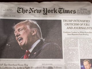 Trump cancels NYT and WP subscriptions