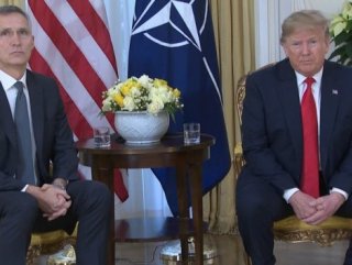 Trump discusses M. East tension with NATO chief
