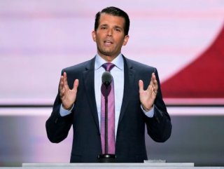 Trump's son says border wall is like a zoo fence