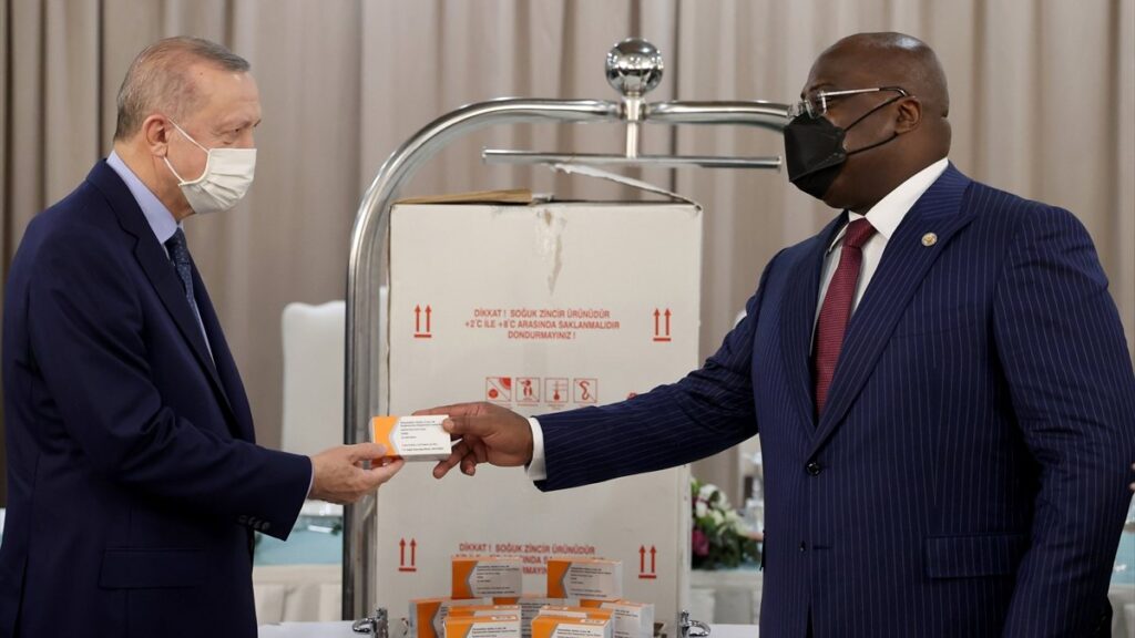 Turkey donates 100,000 doses of coronavirus vaccines to DRC