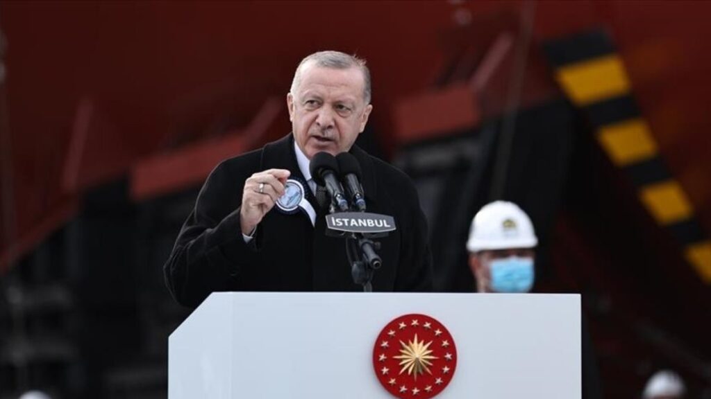 Turkey launches indigenous frigate Istanbul