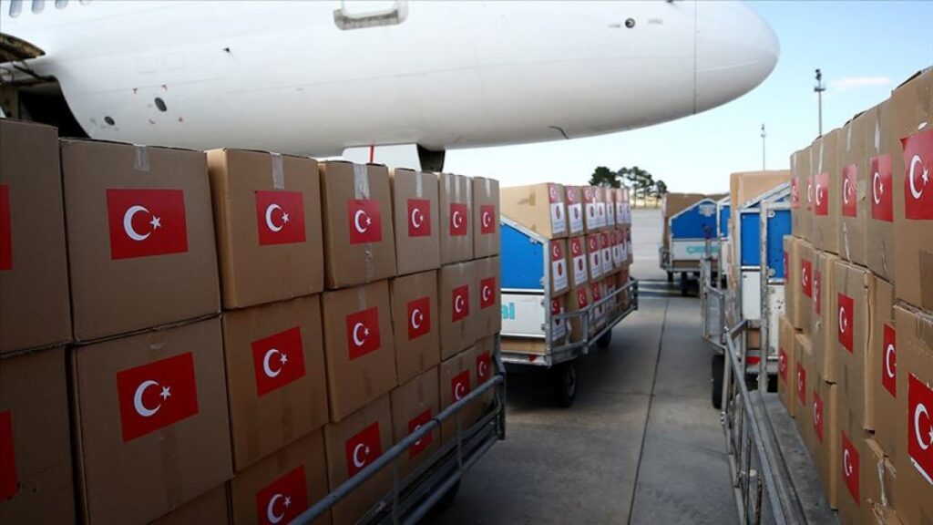 Turkey sends tent to North Cyprus to help fight virus