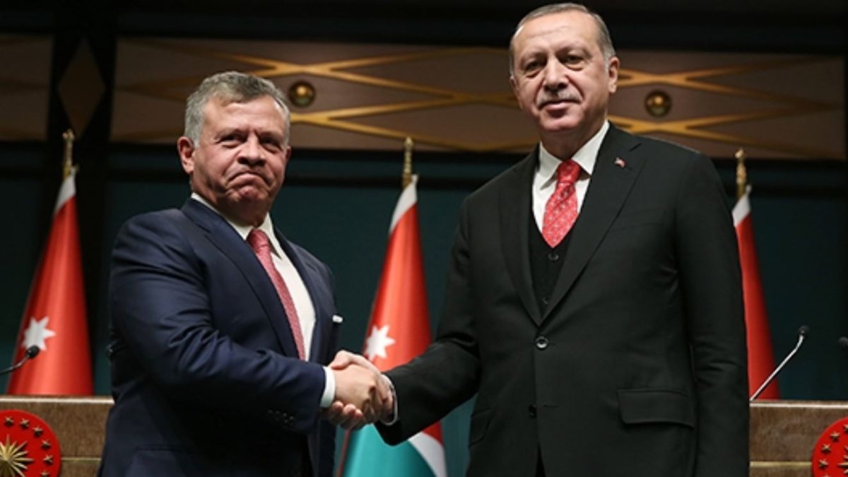 Turkey's Erdoğan, Jordan's King Abdullah discuss bilateral relations, regional issues