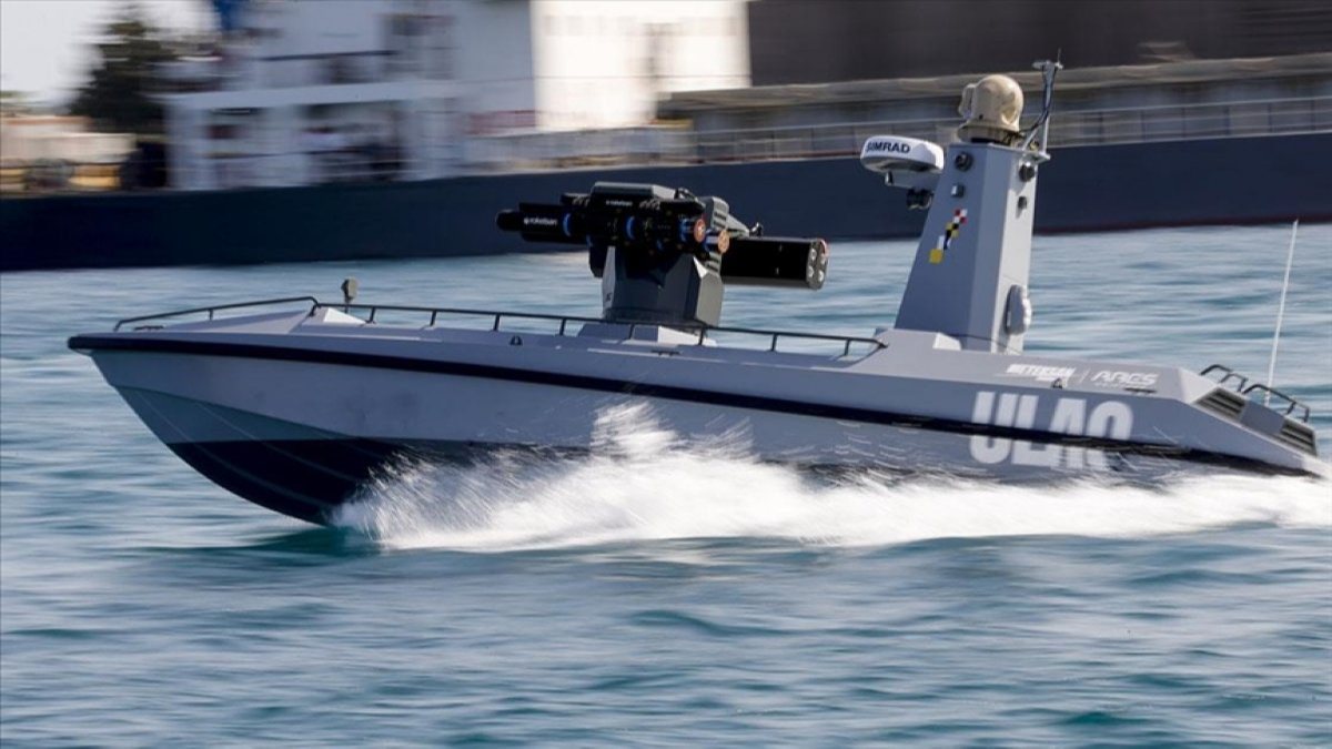 Turkey's first armed unmanned surface vessel prototype ready for missile launch