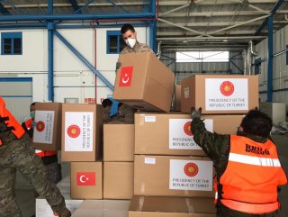 Turkey’s medical aid plane lands in Spain