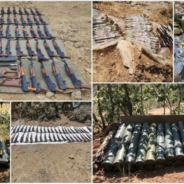 Turkish Armed Forces seize terrorist PKK ammunition in N. Iraq