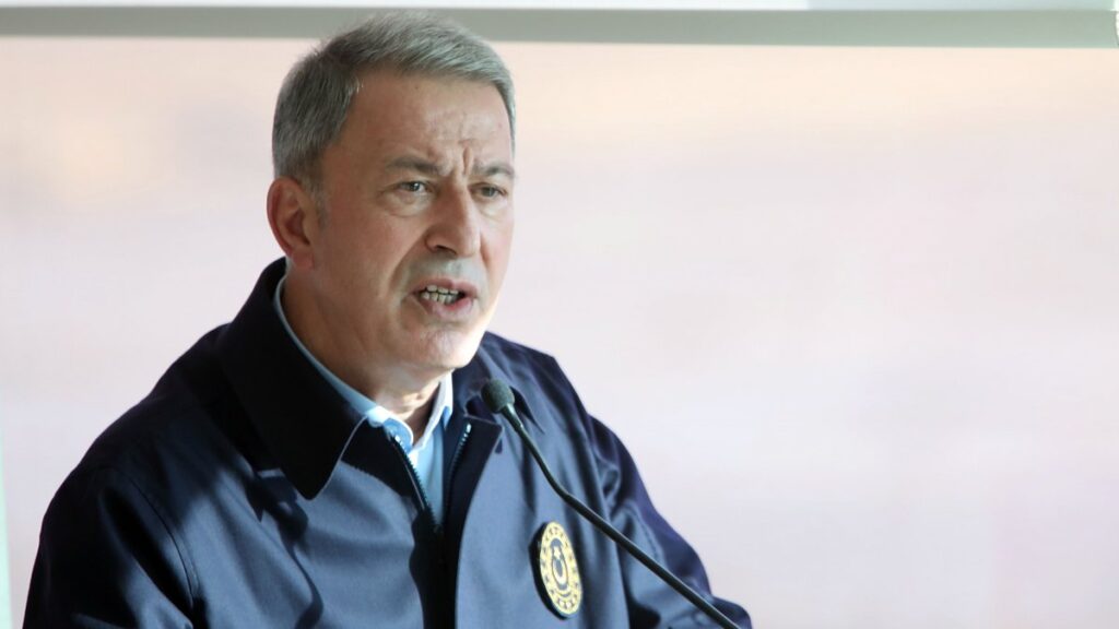 Turkish defense chief invites neighbors to dialogue