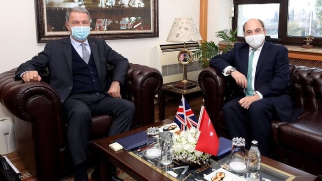 Turkish defense chief meets his British counterpart