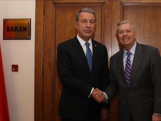 Turkish Defense Minister Akar meets US Senator Graham