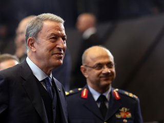 Turkish defense minister slams banned arms claims in Syria op.