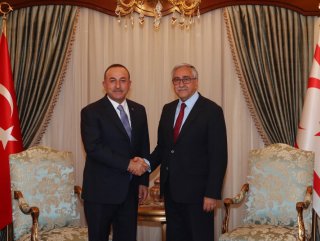 Turkish FM and Turkish Cypriot leader meet