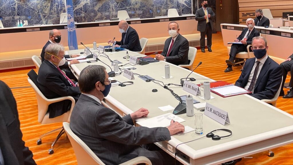 Turkish, Greek Cypriot leaders, guarantors meet in UN-led talks
