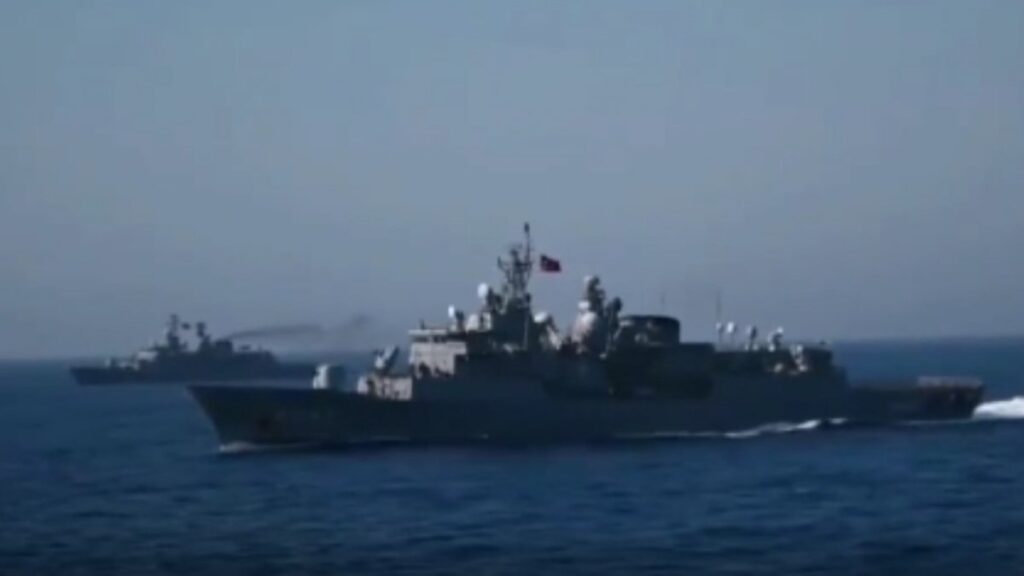 Turkish Navy protects drill ship Oruç Reis in East Mediterranean