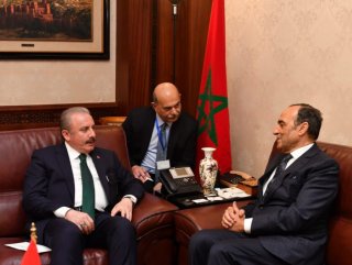 Turkish parliament speaker meets Moroccan counterpart