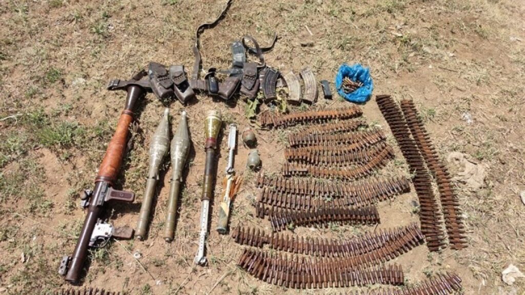 Turkish security forces seize PKK ammunition in southeastern Turkey