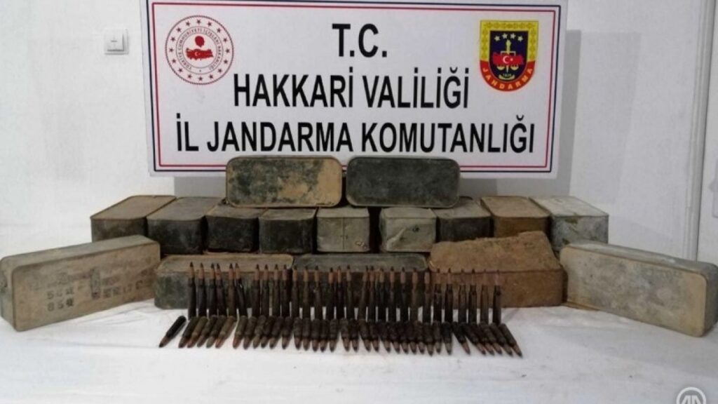 Turkish security forces seize PKK ammunition