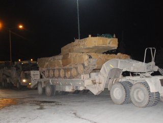 Turkish tanks are on the road to Syria