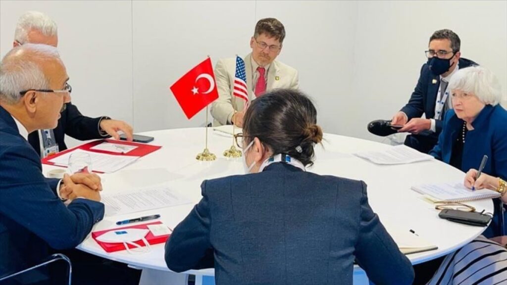 Turkish, US treasury chiefs meet in Venice
