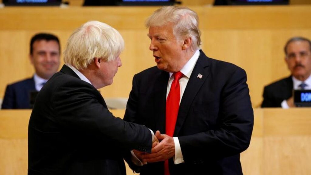UK's Johnson wishes Trump strong recovery