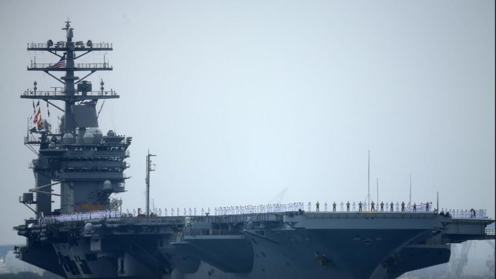 US aircraft carrier deploys to Gulf