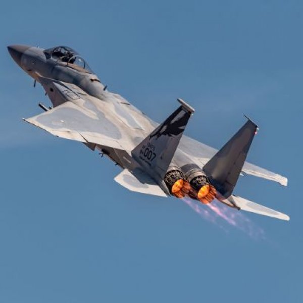 US F-15 fighter jet crashes in North Sea