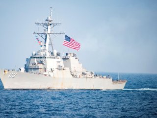 US Navy warships sail through Taiwan Strait
