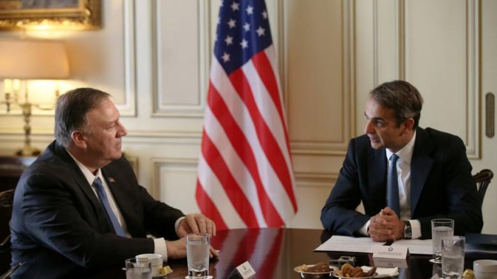 US Secretary visits Greece to meet his Greek counterpart