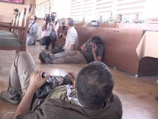 YPG terrorists target journalists on Turkish border