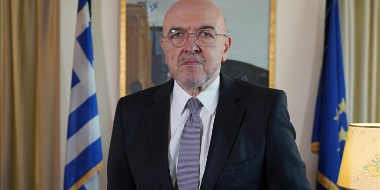 Greek Deputy FM Kostas Fragogiannis. AA photo.