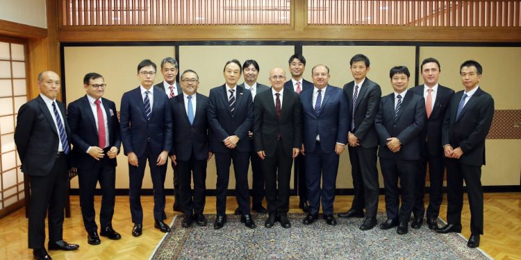 Türkiye's finance minister Mehmet Şimşek engages with Japanese entrepreneurs in Ankara to explore investment opportunities within the country.
