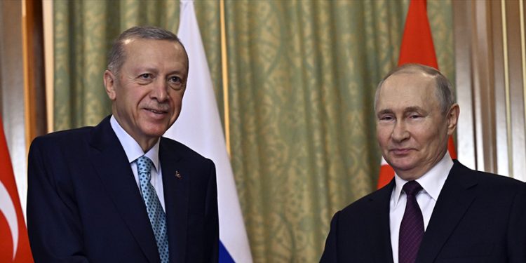 Turkish President Erdoğan meets with his Russian counterpart Putin in Sochi on Sep 4, 2023.