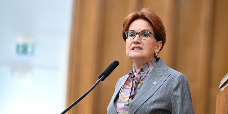 The leader of opposition Good (IYI) Party Meral Akşener
